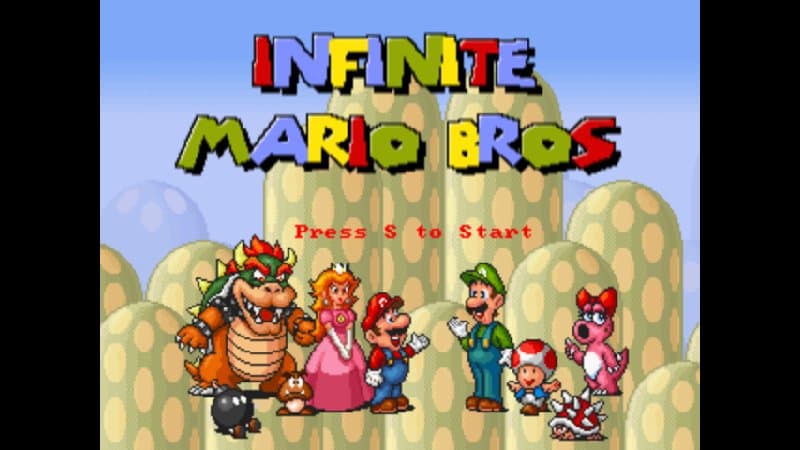 Infinite Mario Bros screenshot