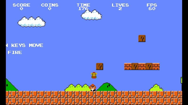 Super Mario HTML5 (Phaser 3) screenshot